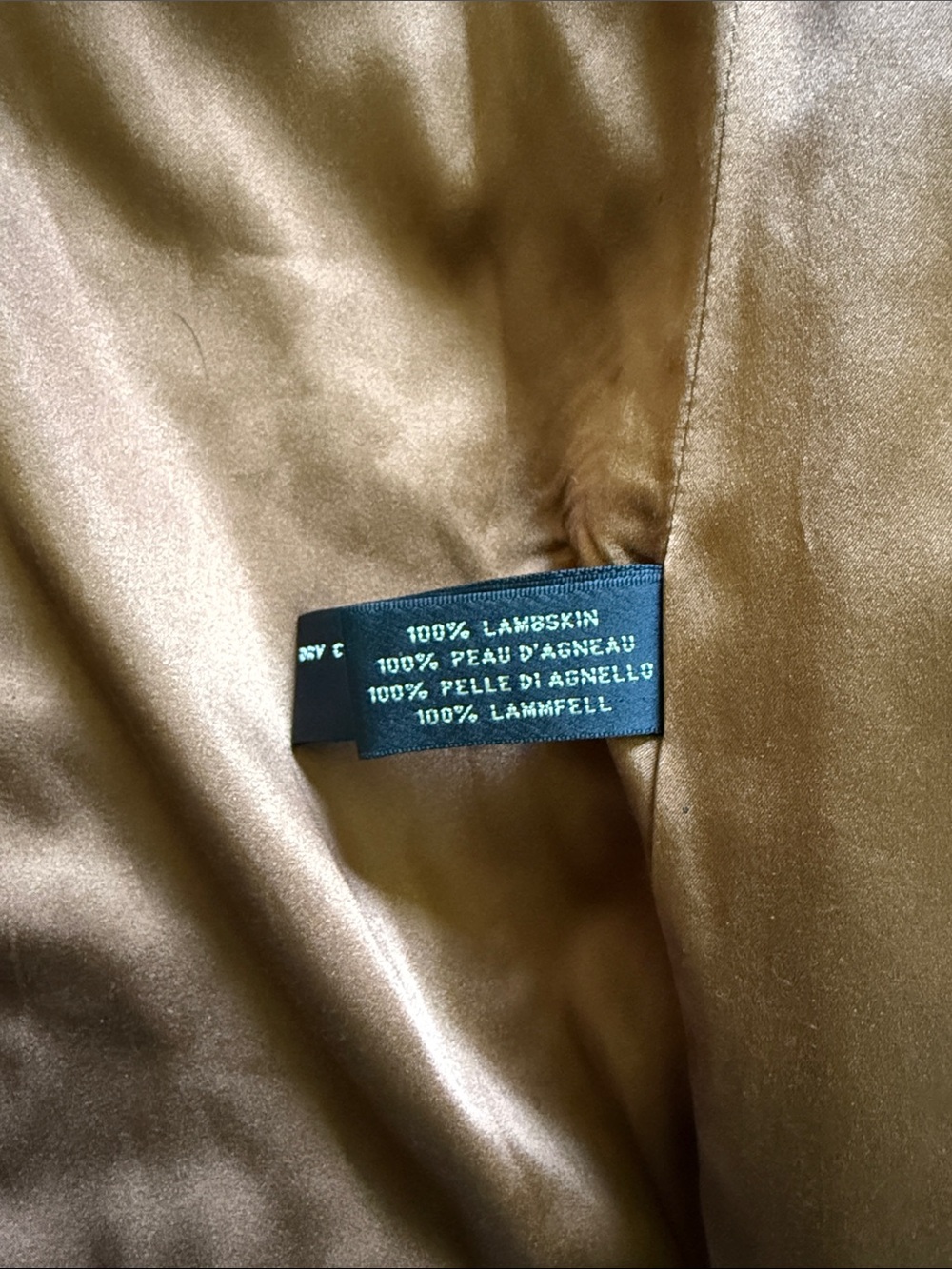 Ralph Lauren Black Label Lambskin Jacket - Picture 9 of 12